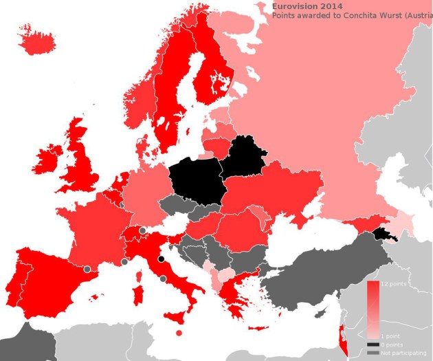 votaciones eurovision 2014. septem trionis