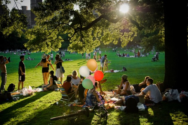 "Creative Commons Picnic at Central Park" de juanjolostium está licenciada bajo CC