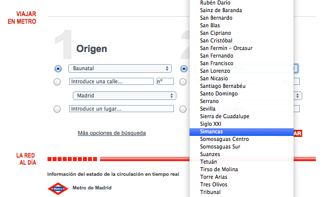 mapa metro madrid