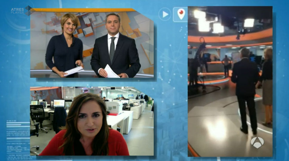 Antena 3 Noticias: el primer canal en incorporar Periscope en sus emisiones