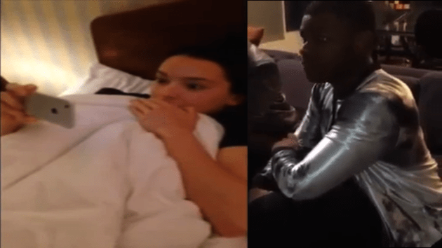 Vídeos difundidos a través de redes sociales de John Boyega y Daisy Ridley reaccionando al trailer de Star Wars. Fuente: Yahoo.es