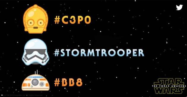 Iconos de Twitter para #StarWars