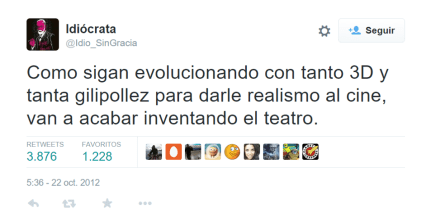 tweet teatro