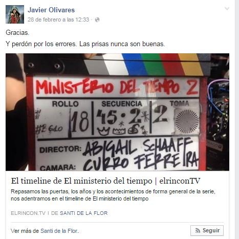 Sobre timeline Javi Olivares