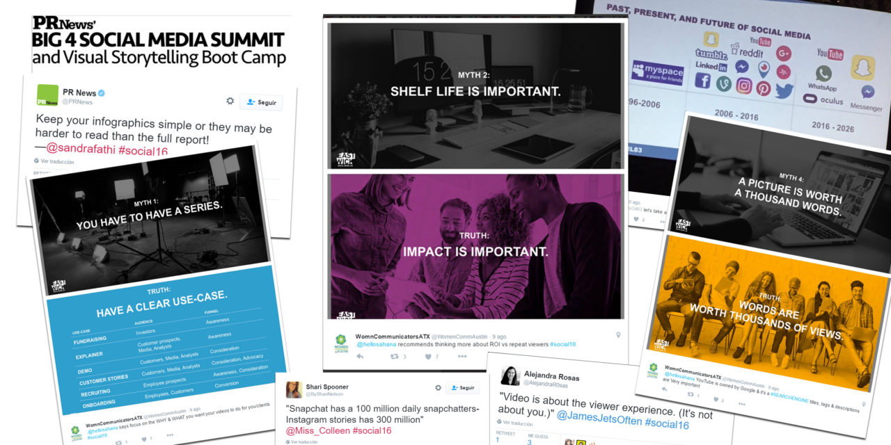 Big 4 Social Media Summit: cómo transmitir en Instagram, Facebook, Twitter o Snapchat.