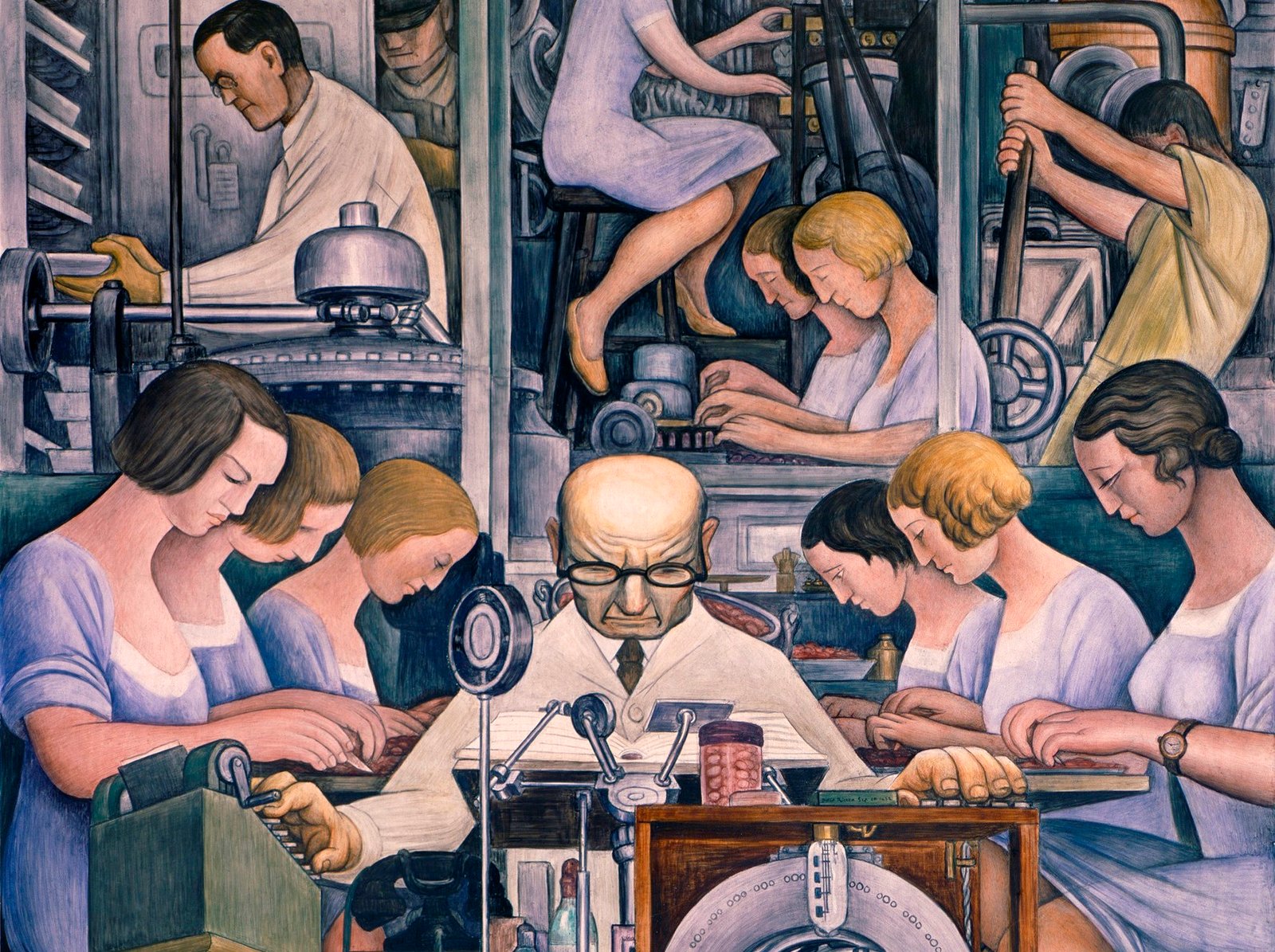 Mural Diego Rivera Detroit Industry Murals