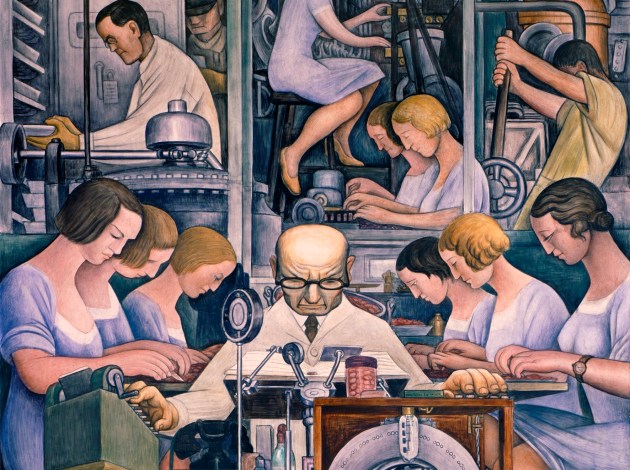 Mural Diego Rivera Detroit Industry Murals